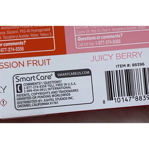 3 Pk 1 Fl Oz Smart Care Scented Hand Sanitizer Spray Berry Passion Fruit Citrus - Picture 9 of 12